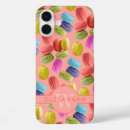 Recherche de macarons français iphone coques Monogramme
