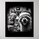 Search for racoon art posters Cat