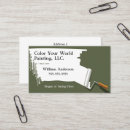 Search for painting contractor business cards House
