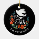Search for white dove ornaments Peace on earth