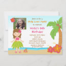 Search for hula birthday invitations Palm