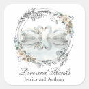 Search for elegant swan wedding stickers Couple
