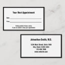 Search for template appointment cards Physician