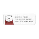 Search for polar bear return address labels Modern