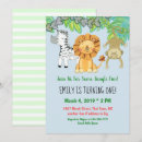 Search for jungle animal birthday invitations Zebra