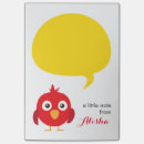 Search for bird post it notes Red