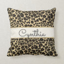 Recherche de copie guépard coussins Empreinte de léopard