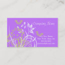 Search for butterfly design business cards Purple