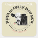 Search for cow milk stickers Organic
