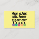 Recherche de nail artist cartes visite Esthéticienne