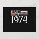 Recherche de 1974 anniversaire cartes Classique