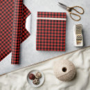 Search for red and black plaid wrapping paper Check