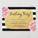 Recherche de girly anniversaire invitations Noir