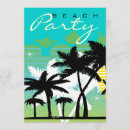Search for vector birthday invitations Beach