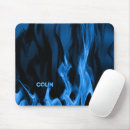 Search for blue fire mousepads Smoke