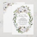 Search for floral wreath birthday invitations Watercolor