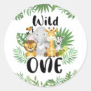 Search for giraffe kids stickers Wild one