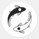Search for yin yang fish stickers Symbol