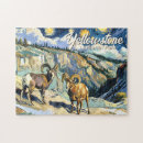 Search for yellowstone national park puzzles Wyoming montana vacation