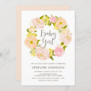 Recherche de peony baby shower invitations Floral