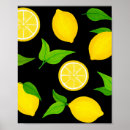 Search for lemon yellow posters Black