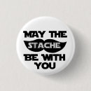 Recherche de moustache noire badges Humour
