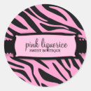 Search for pink zebra stickers Fashion