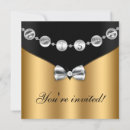 Search for black gold and silver invitations Diamond