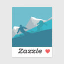 Recherche de skieuse autocollants Hiver