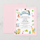 Search for monkeys 4x5 invitations Wild one