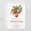 Recherche de red baubles invitations Festif