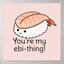 Search for cute sushi posters Shrimp