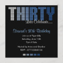 Search for masculine birthday invitations Thirty
