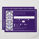 Search for purple and silver invitations Chic