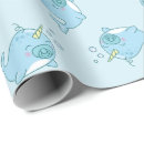 Search for narwhal wrapping paper Under the sea