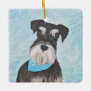 Search for miniature schnauzer ornaments Silver