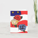 Search for striped flag cards Red