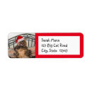 Search for santa return address labels Kitty
