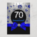 Search for royal blue silver birthday invitations Glitter