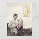 Search for glitter save the date postcards Typography