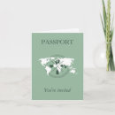 Recherche de globe vert Passeport