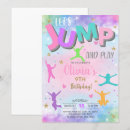 Search for jump and play birthday invitations Girl