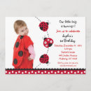 Search for photo ladybug invitations Girl
