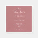 Search for retro wedding napkins Pink