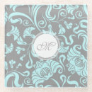 Recherche de motif gris dessous de verres Pour elle