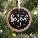 Search for believe ornaments Script