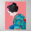 Recherche de portrait de geisha posters Kimono
