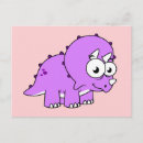 Search for cute triceratops postcards Cartoon