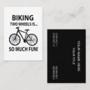 Search for bikes business cards Biking