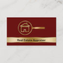 Search for real estate appraisal business cards Professional